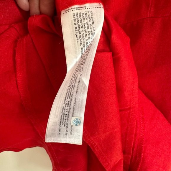 Mango Red Ruffle Mini Dress - Picture 9 of 10